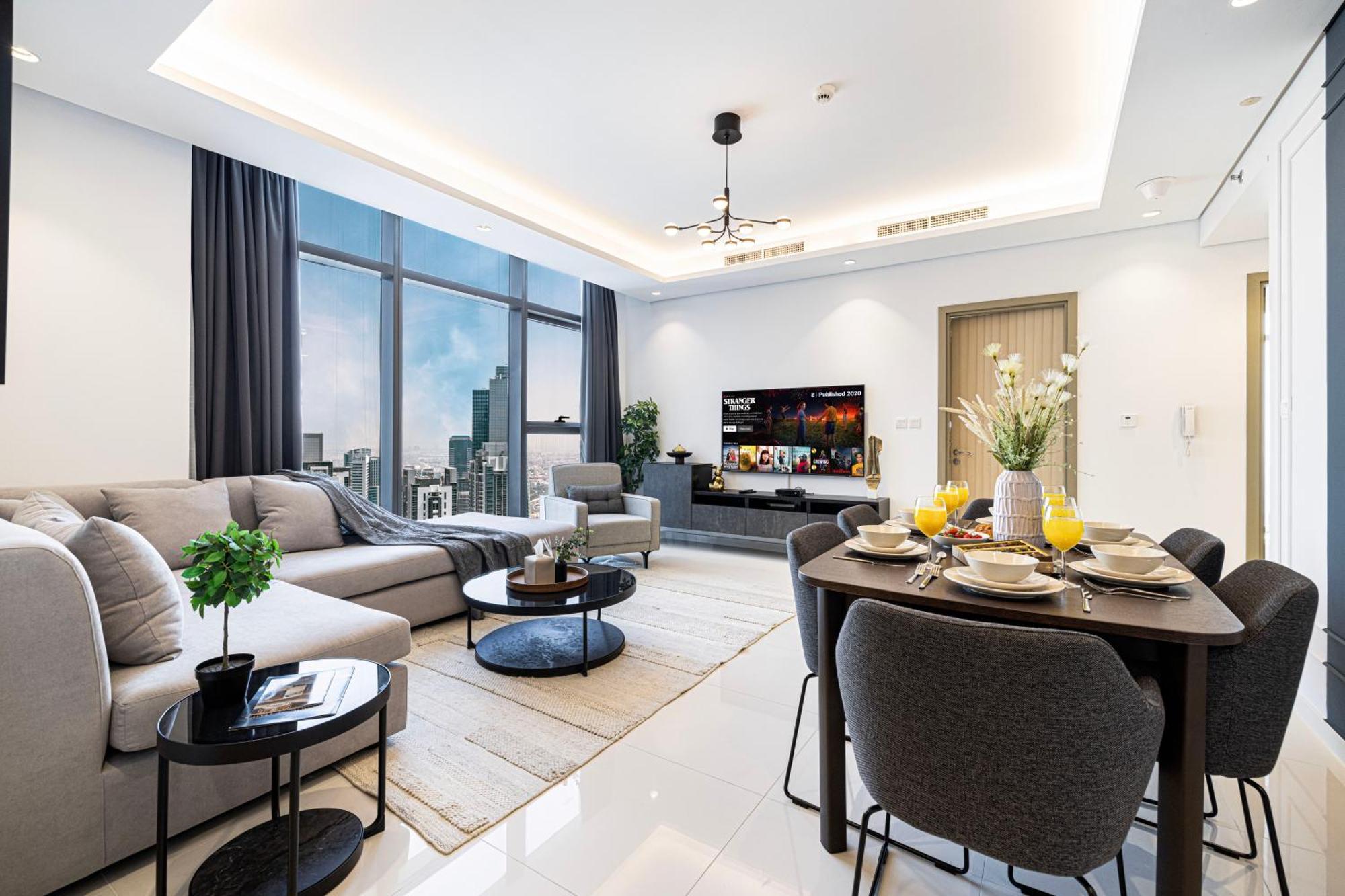 Appartement Smartstay At Paramount Tower - Sea And Downtown Views - Infinity Pool - Modern Luxury Residences Dubaï